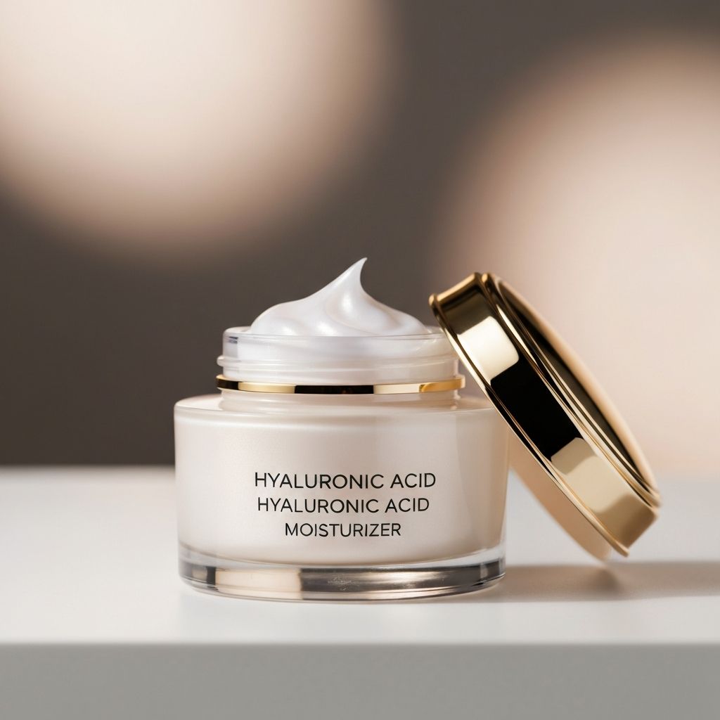 Hyaluronic acid moisturising face cream